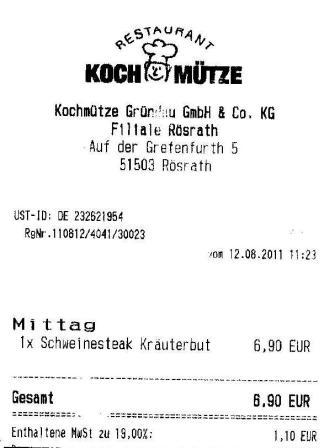 kreafix Hffner Kochmtze Restaurant